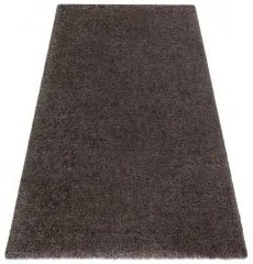 styldomova Tmavo-hnedý shaggy koberec supreme 51201070