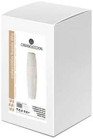 Krémová stojacia lampa s bambusovým tienidlom (výška 88 cm) – Casa Selección