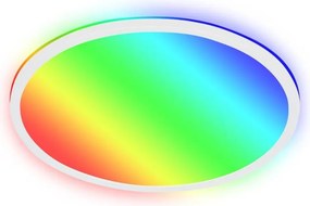 Briloner 7494016-LED RGBW stmievateľné stropné svietidlo SMART LED/22W/230V 4000K s diaľkovým ovládaním Wi‑Fi Tuya
