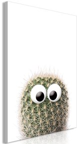 Artgeist Obraz - Cactus With Eyes (1 Part) Vertical Veľkosť: 40x60, Verzia: Na talianskom plátne