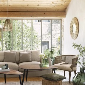 Atmosphera - Nástenné zrkadlo LORENA pr. 75 cm vodný hyacint