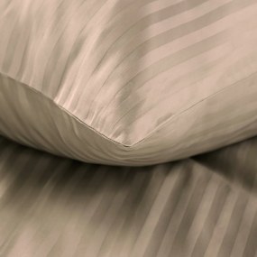 SATÉNOVÉ OBLIEČKY VERA 200X220 CM, 2 KS 70X80 CM BÉŽOVÉ