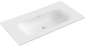 Mexen Vela, umývadlo na zapustenie 91 x 46,5 cm, biela matná, 25239001