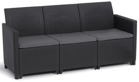 Sedačka MARIE 3 SEATERS SOFA, grafit