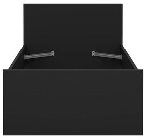 Čierna jednolôžková posteľ 90x190 cm Naia – Tvilum