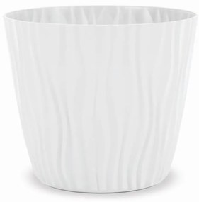 Kvetináč Sahara 28x25,5h 18lt Biely Ws28