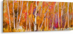 Obraz - Jesenný les (120x50 cm)