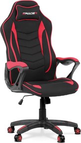 Herná stolička čierna / červená KA-G408 RED