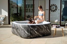 BESTWAY Lay-Z-Spa Hollywood Luxe AirJet Vírivka, 180 x 180 x 66 cm, 6 osôb 6001F
