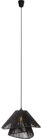 MAXLIGHT P0580 - Luster na lanku AMALFI 1xE27/15W/230V pr. 45 cm čierna
