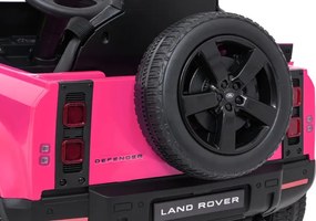 Elektrické autíčko Land Rover Defender ružové