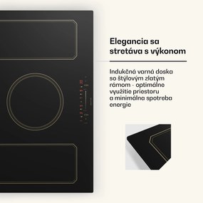 Klarstein Victoria 5 Flex, vstavaná indukčná varná doska, 7400 W, 2 x Flexzone, časovač