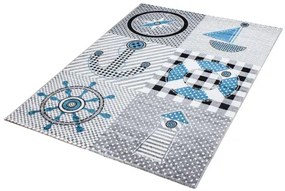 Koberce Breno Kusový koberec KIDS 510 Grey, viacfarebná,120 x 170 cm