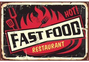 Ceduľa Fast Food - restaurant
