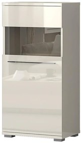Vitrína Piano V60-1KSV/PN-71/KA/71 lakované beige
