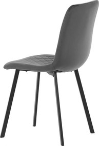 Jedálenská stolička DCL-973 GREY4 Farba: Sivá
