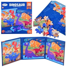 ZA4268 Detská kniha - Magnetické puzzle - Dinopark