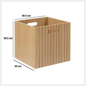 5five Simply Smart Úložný box Tasso, 30,5x30x30,5 cm, béžová