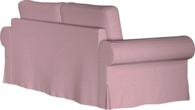 Poťah na sedačku Backabro (pre 3 osoby, rozkladacia) farba produktu ružová látka zapletaná