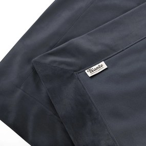 Biante Zamatový prehoz/behúň na posteľ Velvet Prémium SVP-004 Antracitovo sivý 50x140 cm