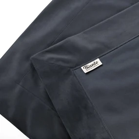 Biante Zamatový prehoz na posteľ Velvet Prémium SVP-004 Antracitovo sivý 220x240 cm