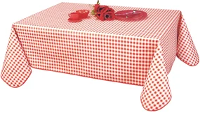 Obrusy Habitable VICHY - ROUGE - 140X200 CM