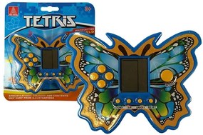 LEAN TOYS Elektronická hra Tetris v tvare motýľa - modrá