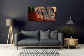 Obraz plexi Káva zrnká kuchyňa 100x50 cm