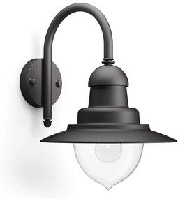 Philips 01652/30/PN - Vonkajšie nástenné svietidlo RAINDROP 1xE27/60W/230V IP44