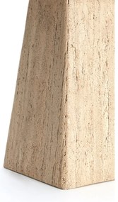 Odkladací stolík s doskou z kameňa 40x40 cm Kepami – Light &amp; Living