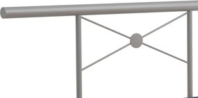 Posteľ Caribic 140x200 cm, tmavo šedá látka