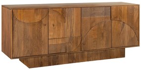 Dizajnová komoda Movement 170 cm hnedé mango
