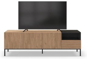 TV stolík v prírodnej farbe 180x55 cm Cailin – Marckeric