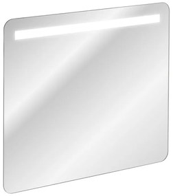 Kúpeľňové zrkadlo s LED osvetlením Bianca 80 cm biele