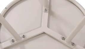 Konferenčný stolík Berea - v40 x Ø50 cm - Svetlo sivá