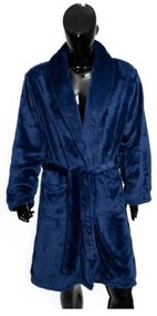 Župan z mikrovlákna tmavomodrý FARO, M