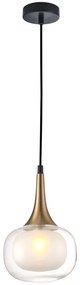 Italux PND-99709-1-BRO-CL - Luster na lanku KONILA 1xG9/10W/230V IT0547