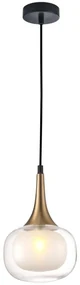 Italux PND-99709-1-BRO-CL - Luster na lanku KONILA 1xG9/10W/230V IT0547