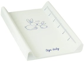 Tega Baby, Prebaľovacia podložka s mierkou rastu - zajačiky - svetlomodrá