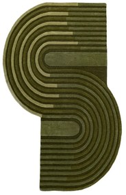 Zelený ručne tkaný vlnený koberec 150x240 cm Conway Retro – Flair Rugs
