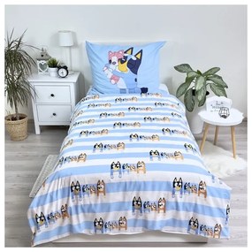 Bavlnené detské obliečky na jednolôžko 140x200 cm Bluey – Jerry Fabrics