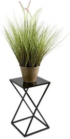 HowHomely Stojan na kvety 40x24 čierna 10-1365/40/czarny