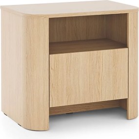 Nočný stolík Bari S58 so zásuvkou, dub Vicenza