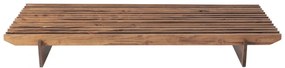 furniture-nabytek.cz - Masívna posteľ Cannes z akácie, lakovaná, hnedá – 140x200 cm