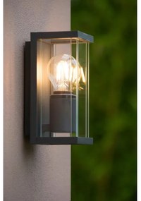 Lucide 27885/01/30 - Vonkajšie nástenné svietidlo CLAIRE 1xE27/15W/230V IP54 čierna