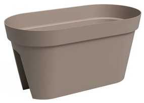 Závesný kvetináč na zábradlie z recyklovaného plastu 60 cm Capri – Artevasi