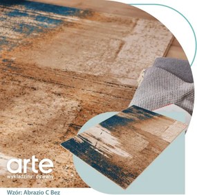 Koberec Agnella Isfahan Abrazio tmavobéžový