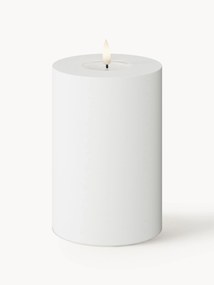 Ručne vyrobená exteriérová LED sviečka Real Flame, V 15 cm