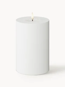 Ručne vyrobená exteriérová LED sviečka Real Flame, V 15 cm