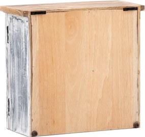 furniture-nabytek.cz - Masívna zrkadlová skrinka Santa Cruz z mangového dreva, šedá